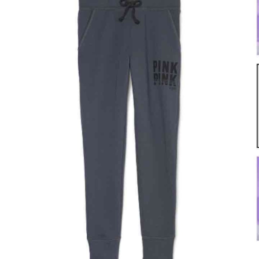 VS Pink *XS* logo skinny collegiate pant